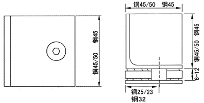 松下玻璃夹